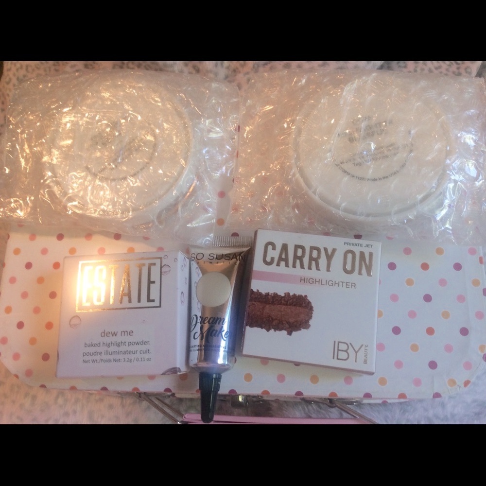 LOT of 5 NWT highlighter: OFRA/So Susan/IBY/Estate
